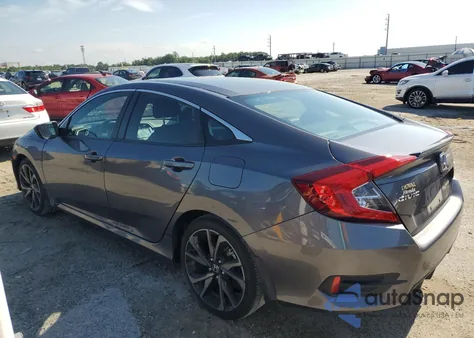 2021 Honda Civic Sport z USA, uszkodzony, nr VIN 2HGFC2F83MH556574
